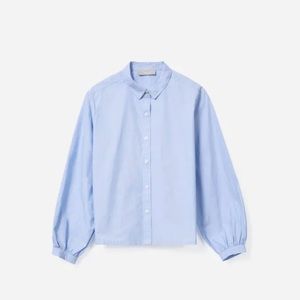 NWT Everlane Organic Prep Long Sleeve Cotton Shirt sz 8